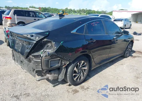 2018 Honda Civic Ex from USA, damaged, VIN 19XFC2F7XJE011307